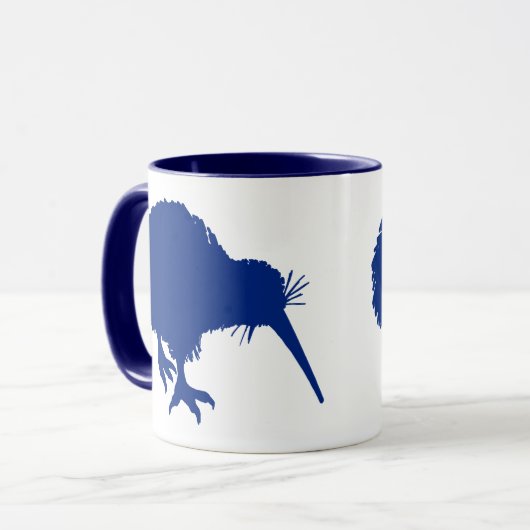 Blue Kiwi Tasse (Vorderseite Links)