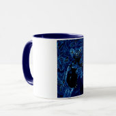 Blue Koala Bear Tree Hug Tasse (Vorderseite Links)