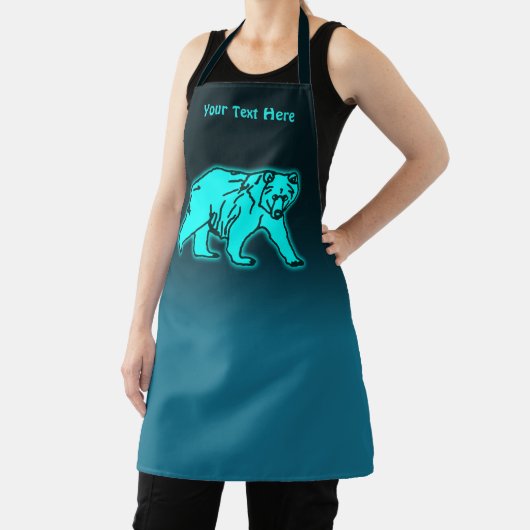 Blue Kodiak Bear - Alaska Schürze (InSitu)