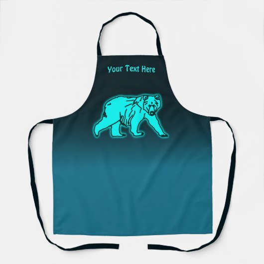 Blue Kodiak Bear - Alaska Schürze (Vorderseite)
