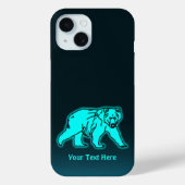 Blue Kodiak Bear Case-Mate iPhone Hülle (Rückseite)