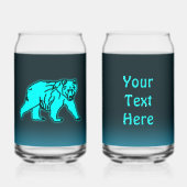 Blue Kodiak Bear Dosenglas (Vorderseite)