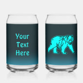 Blue Kodiak Bear Dosenglas (Rückseite)