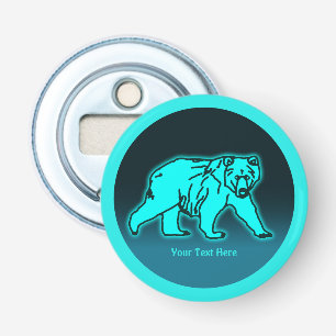 Blue Kodiak Bear Flaschenöffner