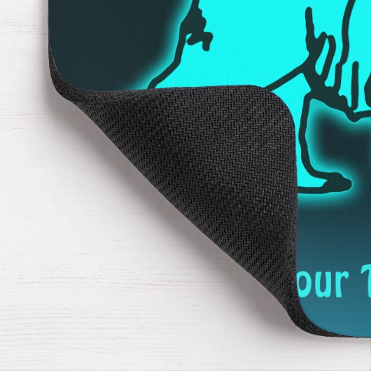 Blue Kodiak Bear Mousepad (Ecke)