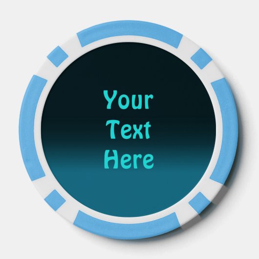 Blue Kodiak Bear Pokerchips (Rückseite)