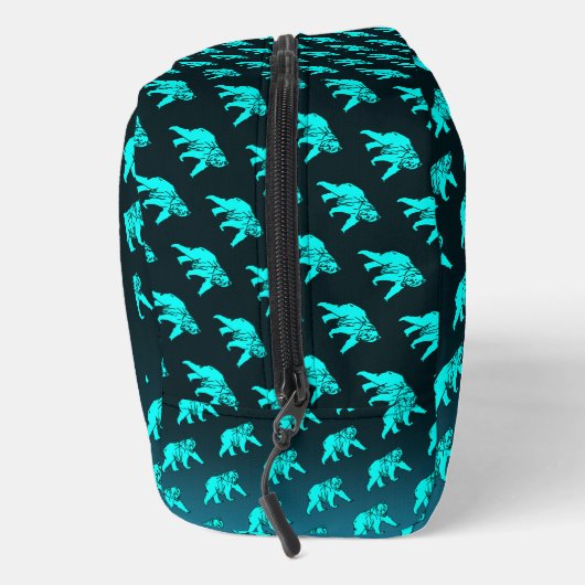 Blue Kodiak Bear Waschbeutel (Rechts)