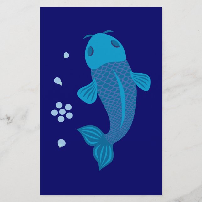 Blue Koi Fish (Vorderseite)