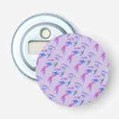 Blue Koi Pattern Editable Flaschenöffner (Vorderseite)