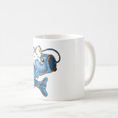 Blue Koinobori Kaffeetasse (VorderseiteRechts)