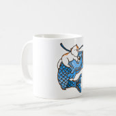 Blue Koinobori Kaffeetasse (Vorderseite Links)