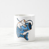Blue Koinobori Kaffeetasse (Mittel)