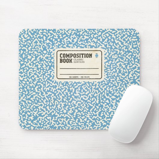Blue-Komposition Notebook Mouse Pad Mousepad (Mit Mouse)
