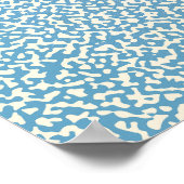 Blue-Komposition-Notebook-Poster Poster (Ecke)