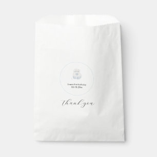 Blue Korean Doljanchi Gevor Tag Geschenktütchen