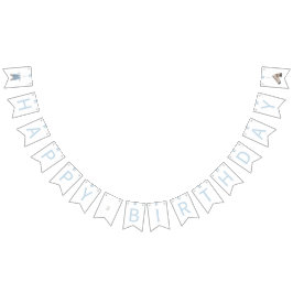 Blue Korean Doljanchi zum Geburtstag Wimpelkette