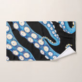 Blue Kraken Octopus Tentacles Badhandtuch Set (Handtuch)