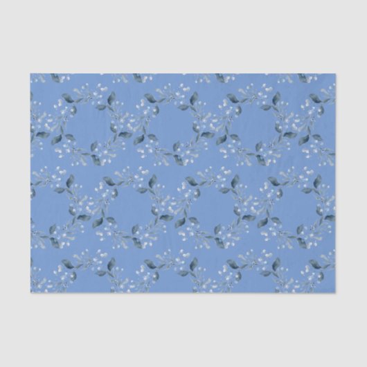 Blue Kreath Seidenpapier (Vorderseite)