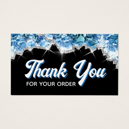 Blue Kristall Discount Card (Vorderseite)