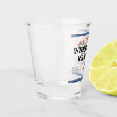 "Blue Label" Whiskey & IR Theoretisches Shot Glass Schnapsglas (Links)