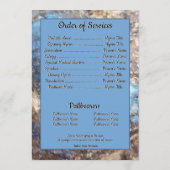 Blue Labradorite Stone mit Zitat und Square Foto Programm (Rückseite)