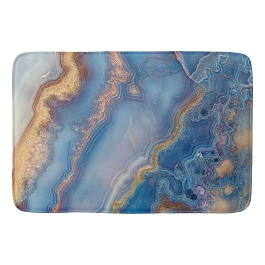 Blue Lace Agate Badematte (Vorderseite)