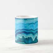 Blue Lace Agate Gemstone bedruckt Kaffeetasse (Mittel)