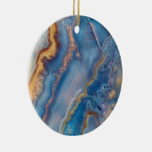 Blue Lace Agate Keramik Ornament (Rechts)