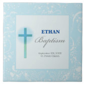 Blue Lace Boy Baptisse Fliese (Vorderseite)