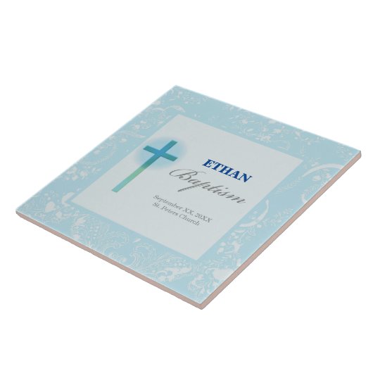 Blue Lace Boy Baptisse Fliese (Seite)
