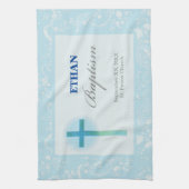 Blue Lace Boy Baptisse Handtuch (Vertikal)