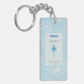 Blue Lace Boy Baptisse Schlüsselanhänger (Vorderseite links)
