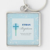 Blue Lace Boy Baptisse Schlüsselanhänger (Vorne)