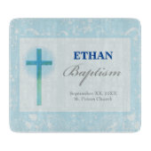 Blue Lace Boy Baptisse Schneidebrett (Vorderseite)