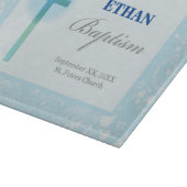 Blue Lace Boy Baptisse Schneidebrett (Ecke)