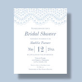 Blue Lace | Budget Bridal Shower Einladung