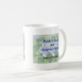 Blue Lace Cap Hydrangea Hochzeitsprodukte Kaffeetasse (VorderseiteRechts)