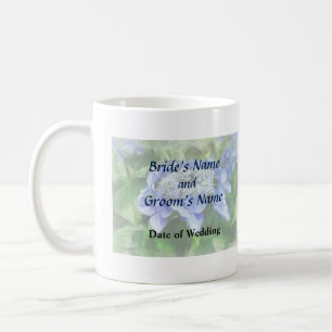 Blue Lace Cap Hydrangea Hochzeitsprodukte Kaffeetasse