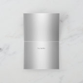 Blue Lace & Cross-Taufe Dankeschön Karte (Innenseite)