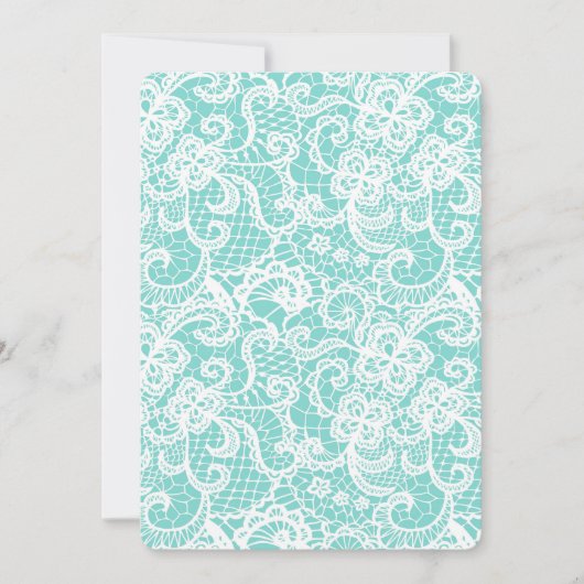 Blue Lace Einladung (Vorderseite)