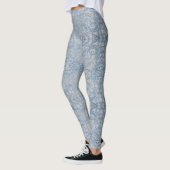 Blue Lace Komfortable sexy Niedliche Hot Classy Wo Leggings (Links)