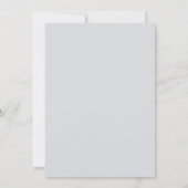 Blue Lace Mandala Wedding Einladung (Rückseite)