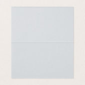 Blue Lace Mandala Wedding Place Card (Innenseite Aufgefaltet)