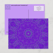 Blue Lace Postkarte (Vorne/Hinten)