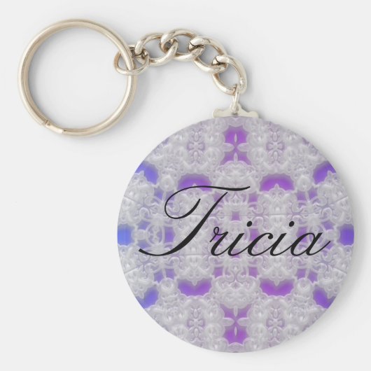 Blue Lace Tricia Schlüsselanhänger (Vorne)
