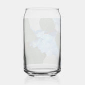 Blue Lacecap Hydrangea Bloom Floral Dosenglas (Rückseite)