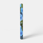 Blue Lacecap Hydrangea Blooms Floral Samsung Galaxy Hülle (Linke Seite)