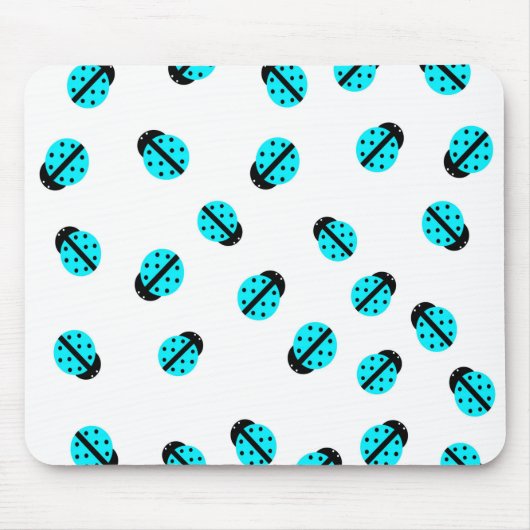 Blue Lady Bug Mousepad (Vorne)