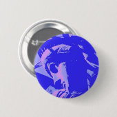 Blue Lady Liberty Button (Vorne & Hinten)