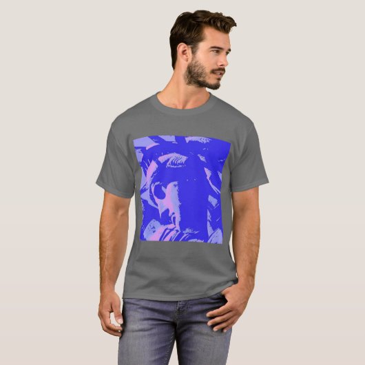 Blue Lady Liberty T-Shirt (Vorne ganz)
